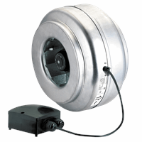 Buisventilator 230V 1366m³/h ø:312mm IP44 afbeelding 2