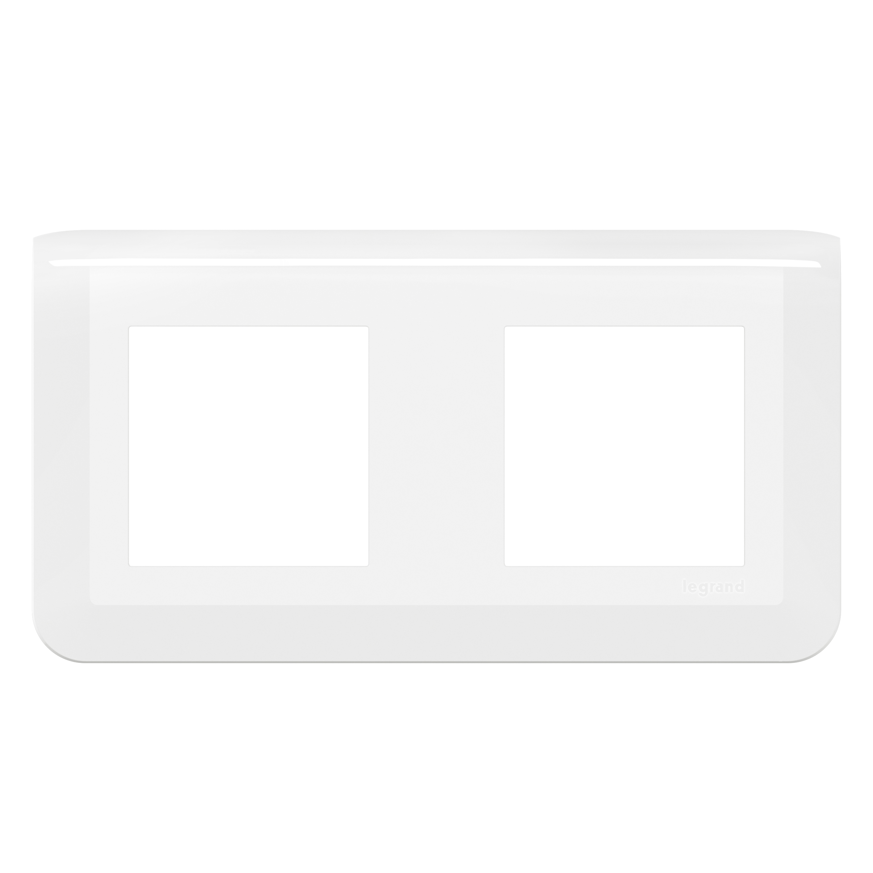 Afdekraam 2v horizontaal RAL9003 wit glanzend afbeelding 2