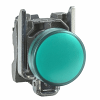Signaallamp 1v 230Vac frontinb. ø:22mm IP65 groen afbeelding 2