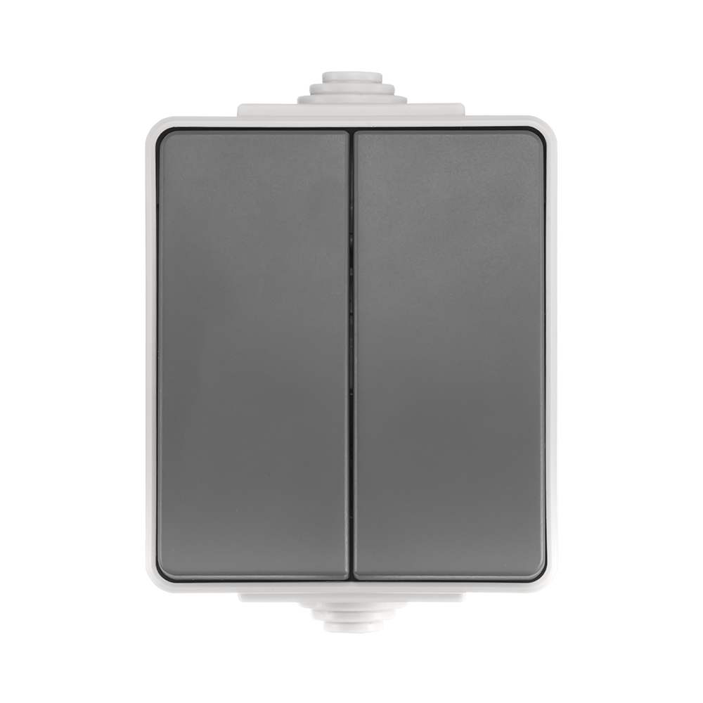 ION Opbouw Serieschakelaar IP55 Grijs afbeelding 1