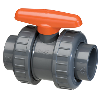 VDL PVC HD kogelkraan PN16 63 x 63mm