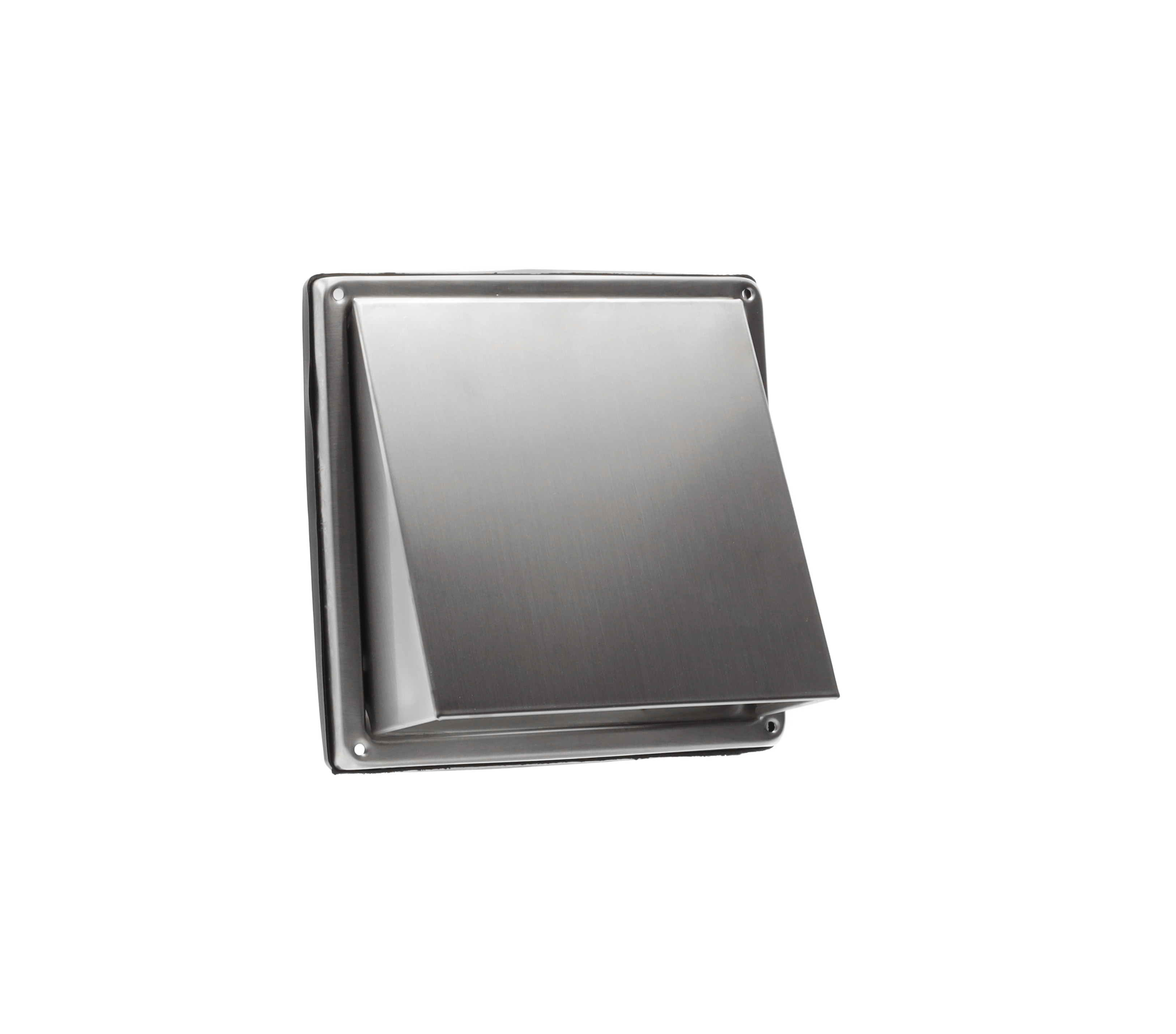 NEDCO Buitenrooster met klep RVS 150mm