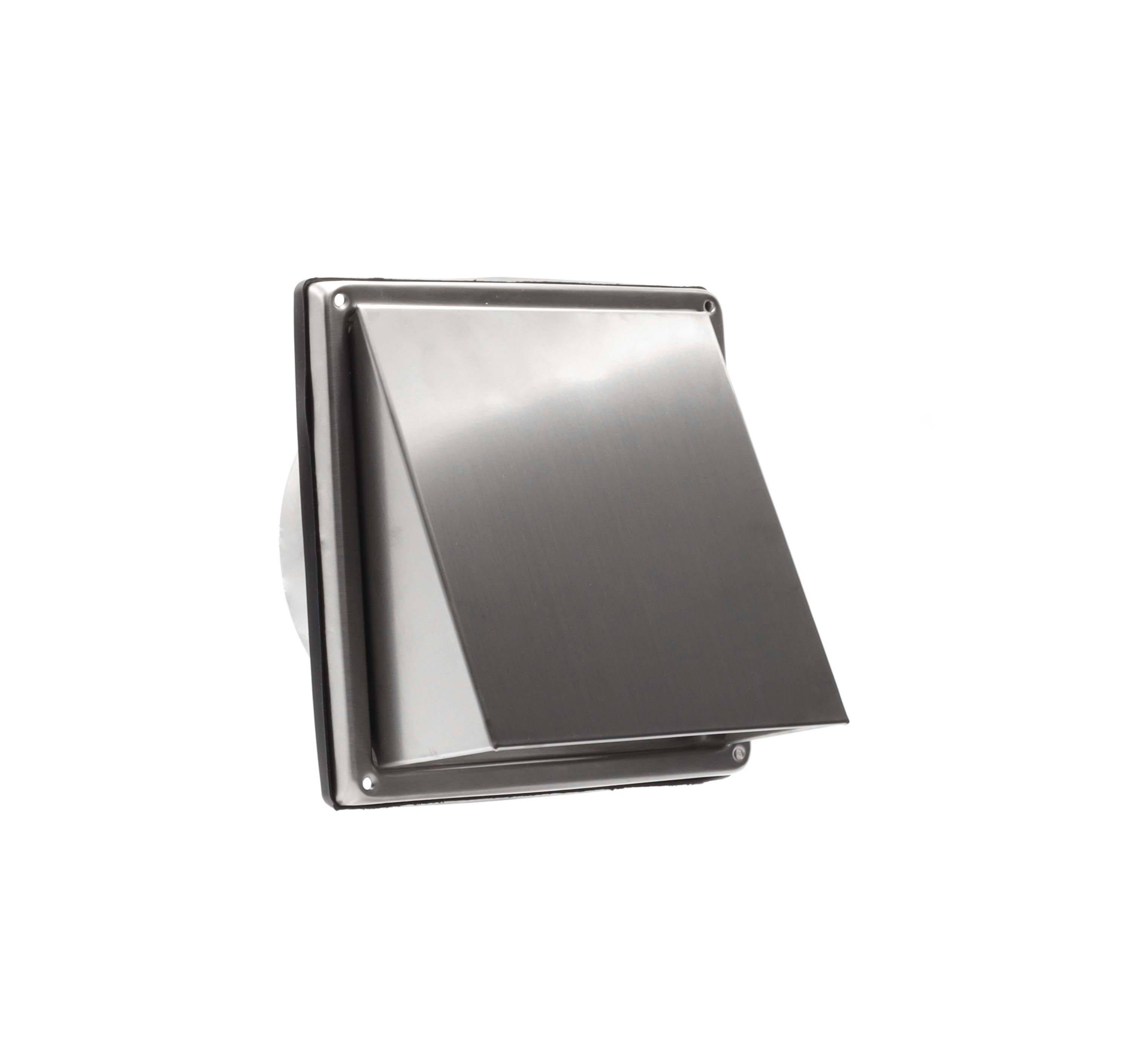 NEDCO Buitenrooster met klep RVS 150mm