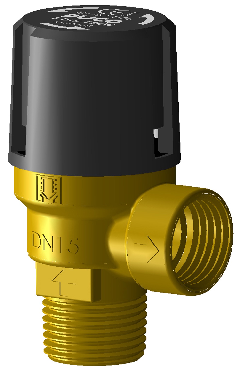 PENTEC Veiligheidsventiel Duco 1/2" bi x 1/2" bu.