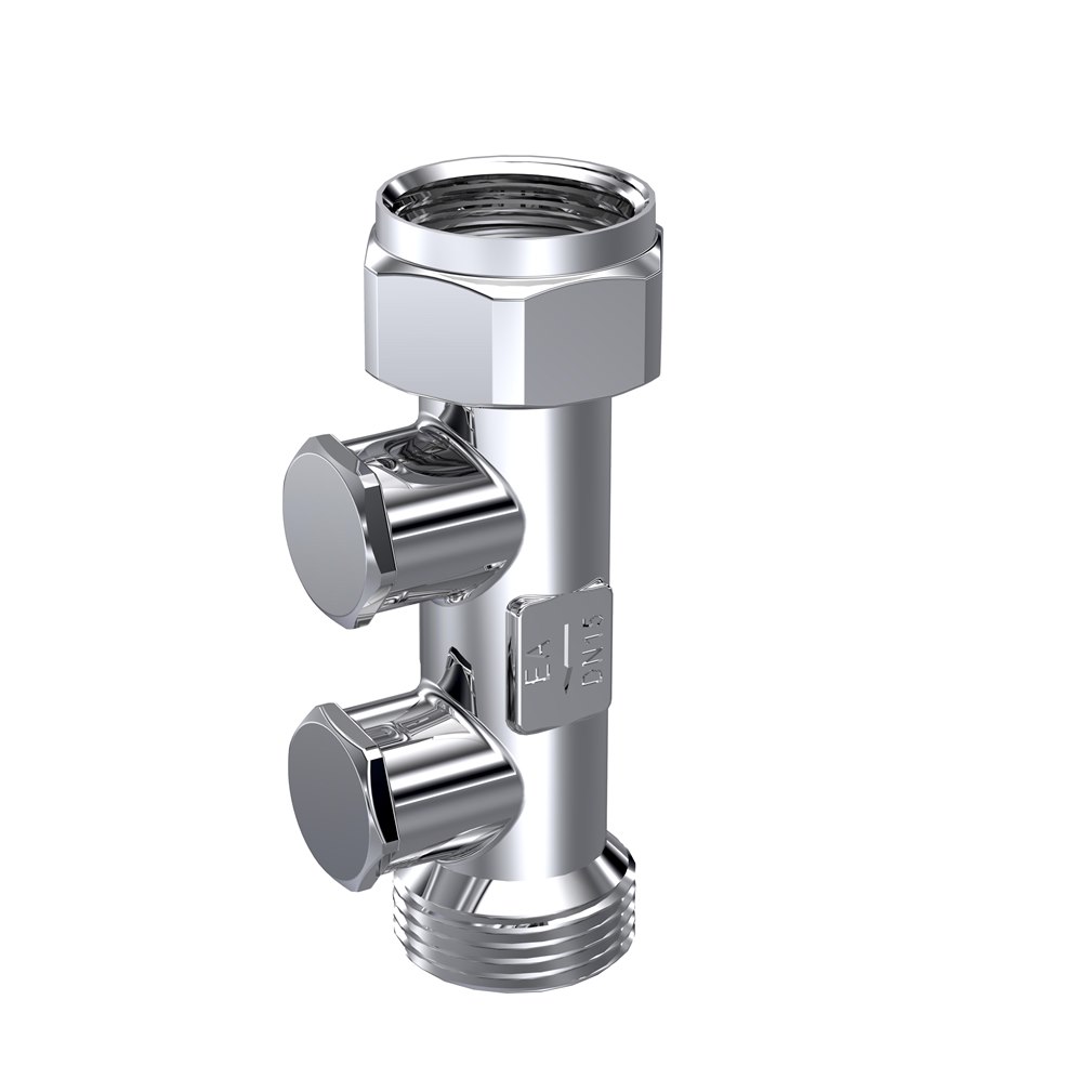 RAMINEX Keerklep WF-ES met wartel 3/4" bi. X 3/4" bu.