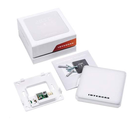 INTERGAS Thermostaat comfort touch wit 030004