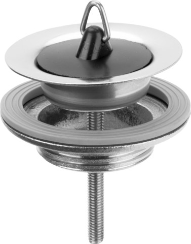 VIEGA Simplex afvoerplug 1.1/4" x 60 RVS met stop