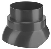 BURGERHOUT Scharnierkap PP F100 zwart