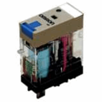 Hulprelais 24Vdc 1w/10A LED+handbed. 5-pins vlakst afbeelding 2