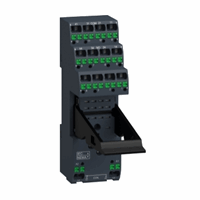 Relaisvoet 14-pins DIN-rail veerklem