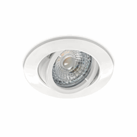 Inbouwspot rond GU10 max. 50W kantelbaar wit afbeelding 2