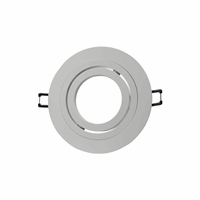 Inbouwspot rond AR70 kantelbaar wit afbeelding 2