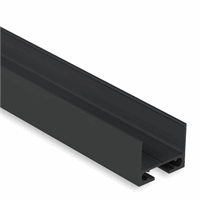 PL10 LED Profile / Universal 200cm Black RAL 9005 afbeelding 2
