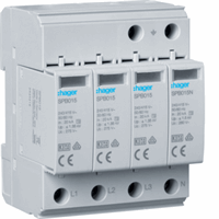Hager Overspanningsbeveiliging T2 4P TT/TNS 40kA SPB413 afbeelding 2