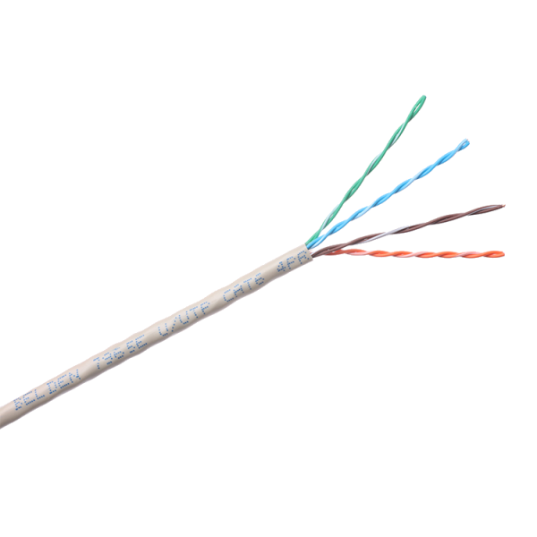 Belden Datakabel U/UTP Cat. 6 Eca 4x2xAWG23 PVC grijs 7965E (rol 100m) 11548