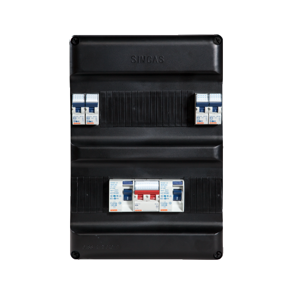 Groepenverdeler 1f 40A 2xALS2p 4-groepen B16