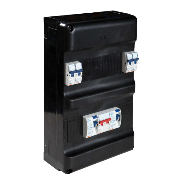 Groepenverdeler 1f 40A 2xALS2p 4-groepen B16