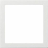 Gira F100 Adapterraam 55x55mm zuiver wit 0289112 afbeelding 2