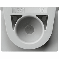 Gira WD-IP44 Adapter kabelinvoer 1-v gesloten grijs 000930