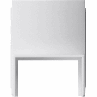 Gira Studio Adapter kabelinvoer kanaal 20x30mm zuiver wit 0017053 afbeelding 2