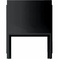 Gira Studio Adapter kabelinvoer kanaal 20x30mm zwart 0017055 afbeelding 2