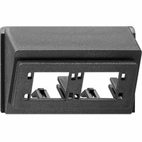 Gira Datakap inzetstuk 2-v MJ IBM freenet zwart 004700 afbeelding 2
