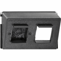 Gira Datakap inzetstuk 2-v MJ Lucent zwart 005800 afbeelding 2