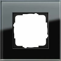 Gira Esprit Afdekraam 1-v glas zwart Esprit 021105 afbeelding 2