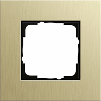 Gira Esprit Afdekraam 1-v aluminium lichtgoud 0211217 afbeelding 2