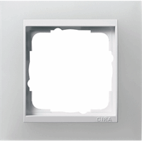 Gira Event Afdekraam 1-v opaque wit mat/zuiver wit glans 0211334 afbeelding 2