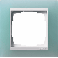 Gira Event Afdekraam 1-v mint + overg.afd.r. zuiver wit 0211395 afbeelding 2