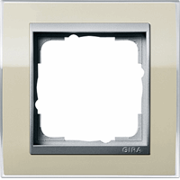 Gira Event Afdekraam 1-v zand glans/aluminium mat 0211776 afbeelding 2