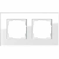Gira Esprit Afdekraam 2-v wit Esprit 021212