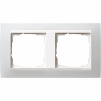 Gira Event Afdekraam 2-v opaque wit mat/zuiver wit glans 0212334 afbeelding 2
