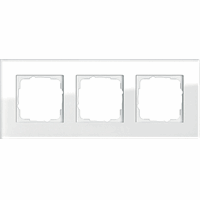 Gira Esprit Afdekraam 3-v glas wit Esprit 021312