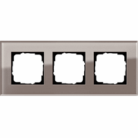 Gira Esprit Afdekraam 3-v glas umbra grijs 0213122 afbeelding 2