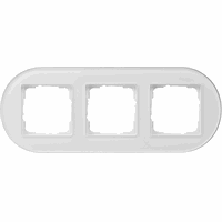 Gira Studio Afdekraam 3-v wit 0213130 afbeelding 2