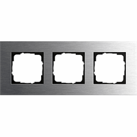 Gira Esprit Afdekraam 3-v edelstaal Esprit 0213219 afbeelding 2