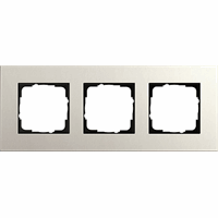 Gira Esprit Afdekraam 3-v linoleum multiplex lichtgrijs 0213220 afbeelding 2