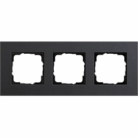 Gira Esprit Afdekraam 3-v linoleum multiplex antraciet 0213226 afbeelding 2