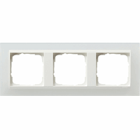 Gira Event Afdekraam 3-v opaque wit mat/zuiver wit glans 0213334