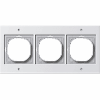 Gira TX_44 Afdekraam 3-v zuiver wit 021366 afbeelding 2