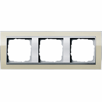 Gira Event Afdekraam 3-v zand/aluminium 0213776 afbeelding 2