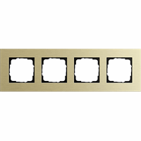 Gira Esprit Afdekraam 4-v lichtgoud 0214217 afbeelding 2