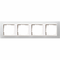 Gira Event Afdekraam 4-v opaque wit mat/uiver wit glans 0214334 afbeelding 2