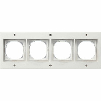 Gira TX_44 Afdekraam 4-v zuiver wit 021466 afbeelding 2