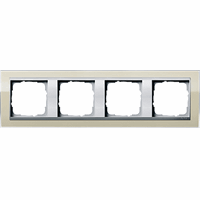 Gira Event Afdekraam 4-v zand glans/aluminium mat 0214776 afbeelding 2
