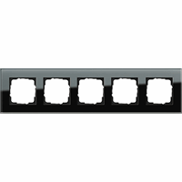Gira Esprit Afdekraam 5-v zwart Esprit 021505 afbeelding 2