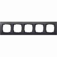 Gira Event Afdekraam 5-v antraciet/antraciet mat 021508 afbeelding 2