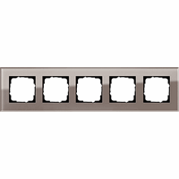 Gira Esprit Afdekraam 5-v umbra grijs 0215122 afbeelding 2